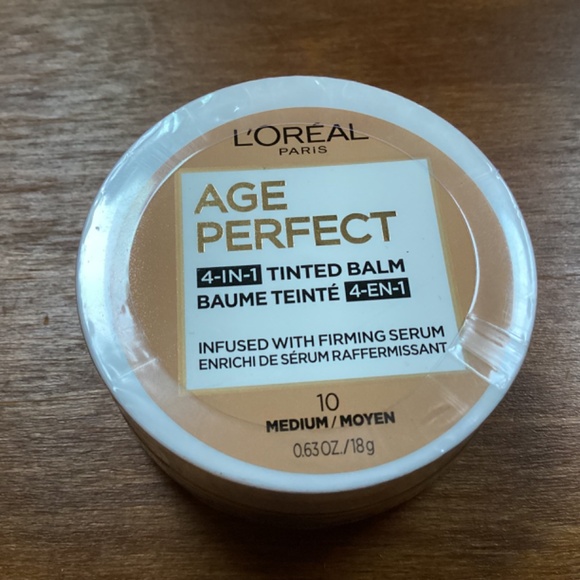 L’Oréal Paris Age Perfect 4-in-1 Tinted Balm 10 Medium 18g/0.63oz  New - Picture 5 of 5